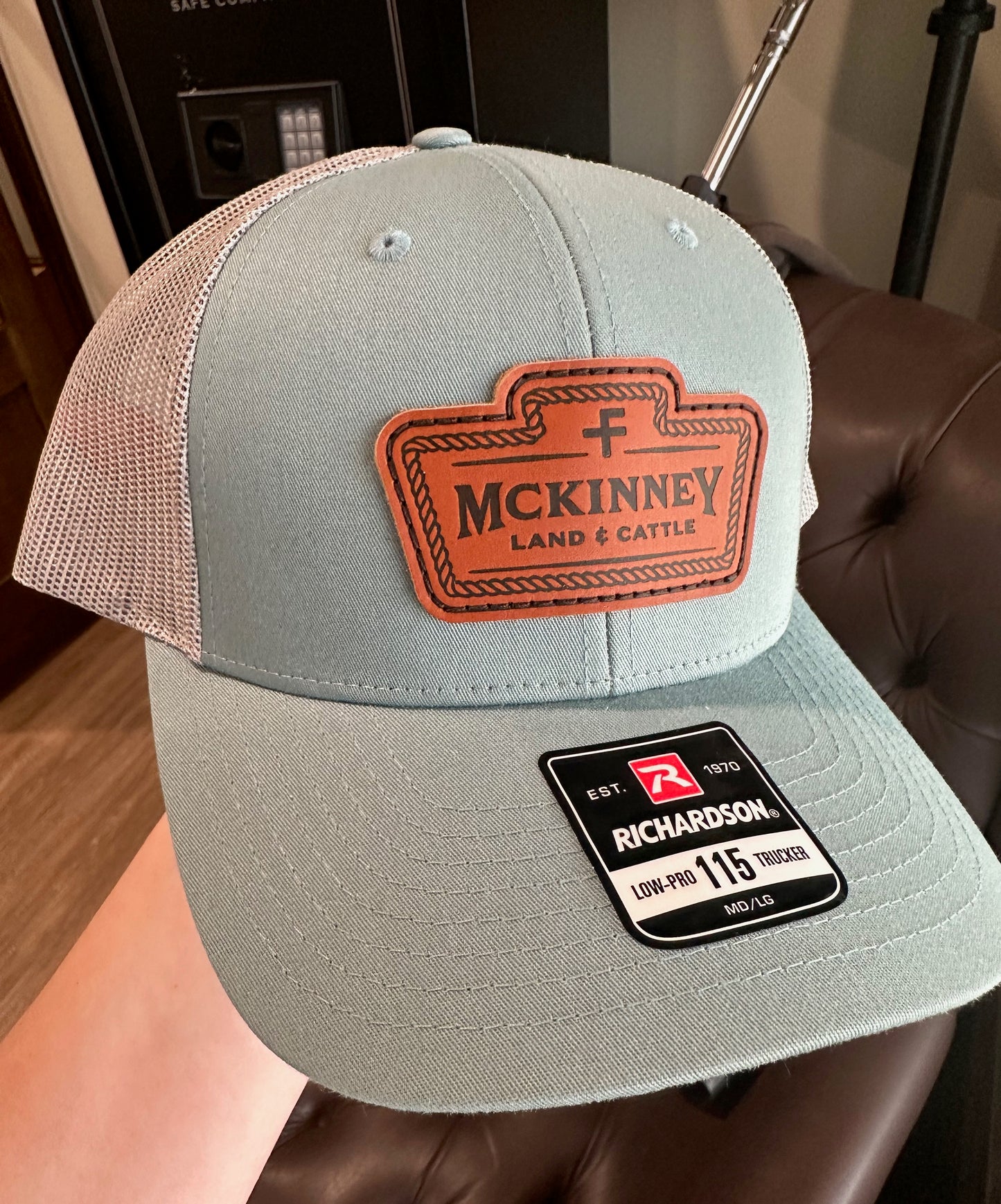 Low Profile Leather Trucker